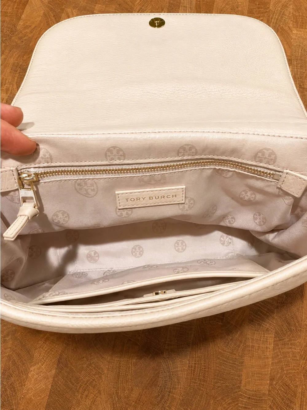 Tory Burch Blush Pink Leather Chain Shoulder Bag Purse